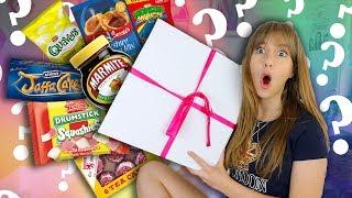 AUSTRALIAN GIRL TRIES MYSTERY BRITISH SWAP BOX W/ SAFFRON BARKER