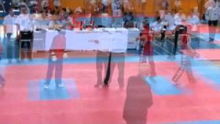 WAKO European Championships 2010 Eirin Dale v Anastasia Ryumina