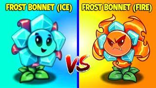 PvZ2 - Compare New Plant FROST BONNET Ice Vs Fire - Who Will WIn? Plant Vs Plant