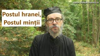 Postul hranei, postul minții - p. Teologos