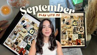 September Plan with Me  iPad digital planning, Good Notes 6, how to easily make free stickers