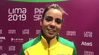 "Continuar focada para amanhã ser melhor ainda”, fala Camilla Gomes após classificar no Trampolim