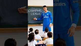 Ronaldo is a Teacher! 