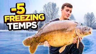 Carp Fishing Winter Vlog 2023 at RH Fisheries Monument 1