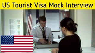 US Tourist Visa Mock Interview  | USA Interview Mistakes #usainterview #usavisainterview #usvisa