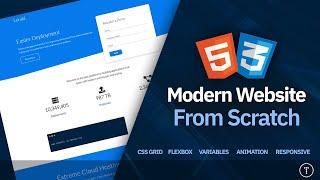 Build a Responsive Website | HTML, CSS Grid, Flexbox & More