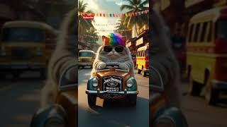 Drive Moderately #cats #meowments #aicats #funnycatvideos #catshorts
