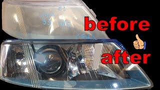 How To Restore My Headlights to AS NEW