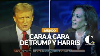 Fuertes ataques entre Trump y Harris en el debate presidencial | El Colombiano