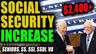 EXCITING NEWS! Social Security Increase from Congress! SSA SSI SSDI VA