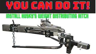 DIY Husky Round Bar Weight Distributing Hitch Install