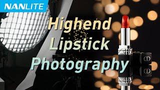 Highend Lipstick Photography with Nanlite Forza 300B II