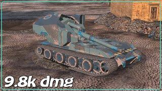 Waffen F1.0 • 4 frags • 9.8k dmg • WoT Blitz