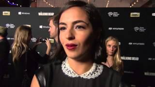 Alanna Masterson  | The Walking Dead Premiere | AfterBuzz TV Red Carpet Interviews