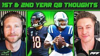 Early Thoughts on 1st & 2nd Year QBs in NFL | NFL Stock Exchange