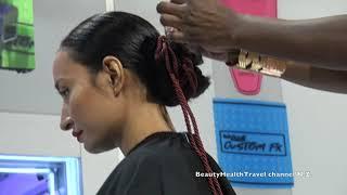 Hairstyle Updo by Ajua, video by BeautyHealthTravel channel