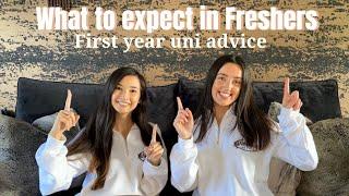 FRESHERS ADVICE: What to expect as a fresher | Becca and Soph