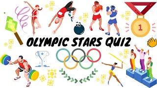 Olympic Stars Quiz || Test your Knowledge on Sports || Famous Sports Personalities || Olympic Vocab