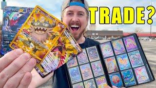 Trading For SECRET RARE Pokemon Cards For My Binder!