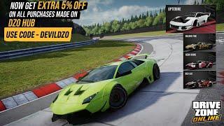 Drive Zone Online: New Car INFERNO Maxing Out & Unlocking All Paid Parts | Speed &Sound Test !!