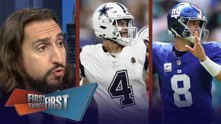 FIRST THINGS FIRST | Nick Wright reacts to Cowboys defeating Giants 20-15, improving to 2-2.