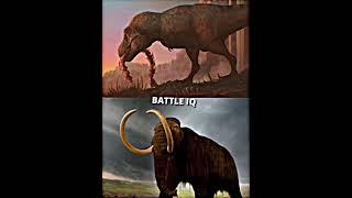 T-Rex Vs Woolly Mammoth | Suggestions #shorts #edit #trex