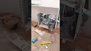 Daikin AC gas charging #shortsyoutube #video#daikinac @TheACEFamily @1serg23