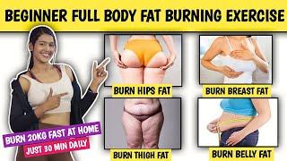 10 Min Full Body Fat Burning Exercise | Burn 20Kg Fast at Home | Fitness Journey