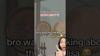 Roblox Squid game added MONA LISA COOKIE?! CR: @iitsjustpinkk #roblox #robloxshorts