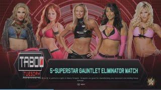 WWE 2K24 Christy VS Stacy, Victoria, Torrie, Mickie 5-Women Gauntlet Elm. Match