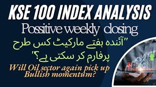 #KSE100 Index Analysis | Positive Weekly Closing | Next Week's Strategy | Focus on Oil Sector