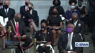 WINTLEY PHIPPS SINGS AMAZING GRACE AND IT IS WELL AT CONGRESSMAN LEWIS' SERVICE ROTUNDA US CAPITOL