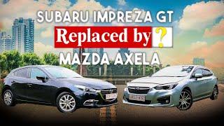 Could the 2017 Subaru Impreza GT7 be replaced by the 2017 Mazda Axela Diesel?