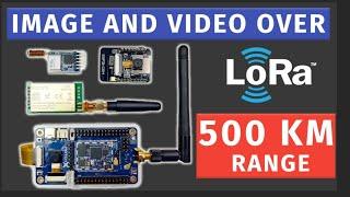 LoRa Image and Video transmission wireless | ML on EdgeX