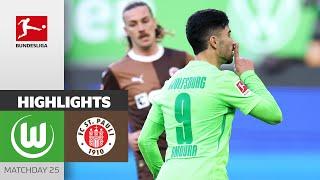 Penalty Evens Score! | VfL Wolfsburg - FC St. Pauli 1-1 | Highlights | MD 25 – Bundesliga 2024/25