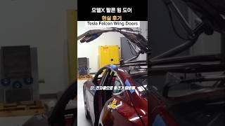 테슬라 모델x 팔콘 윙도어 현실 후기