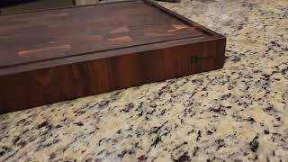 Mevell Walnut End Grain Cutting Board