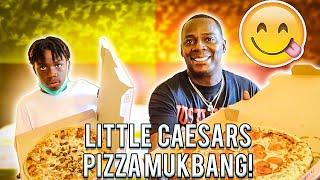 LITTLE CAESARS MUKBANG WITH THE CRYER FAMILY**DARION WONT CALL ME ANYMORE**