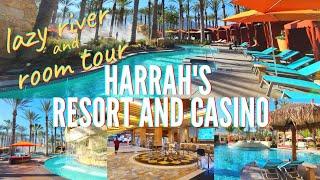Harrah's Resort SoCal Walking Tour | Lazy River & King Suite Room | San Diego California Travel