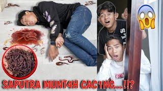 MENG3RIKAN!!SAPUTRA MUNT4H CACING SAMPE PINSAN?? | Mikael TubeHD