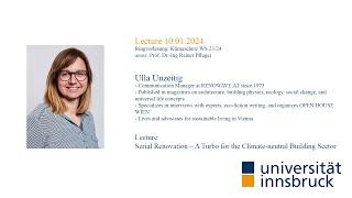Accelerating the Transition to Climate-Neutral Buildings | Ulla Unzeitig | 10.01.2024