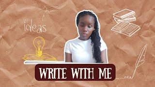 Write with Me - Writing Inspiration - Writing Vlog - Writing ASMR - Day in the life of a writer