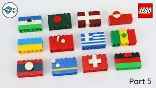 BANDEIRAS DO MUNDO de LEGO - tutorial (Part 5)