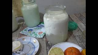 РЕЗУЛЬТАТ СКИСАНИЯ МОЛОКА от сметаны,кефира и лимона