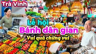 782. Trà Vinh - Lễ hội bánh dân gian Nam Bộ chào mừng ngày quốc tế phụ nữ 8/3 với nhiều bánh ngon