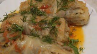 ДОЛМА из Молодой Капусты!Азербайджанская Кухня! Dadlı KƏLƏM Dolmasi Delicious cabbage rolls
