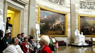 Washington DC - inside the Rotunda of the U.S. Capitol - December 2011