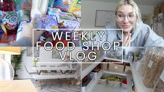 WEEKLY FAMILY FOOD SHOP VLOG | MEAL PLANNING & DAY IN THE LIFE | ellie polly