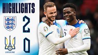 England 2-0 Ukraine | Bukayo Saka Stunner Makes It Two Wins From Two | Highlights