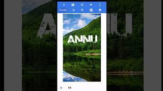 Viral Name Art Photo Editing In Pixellab | How To  Urban Jungle Font Photo Editing